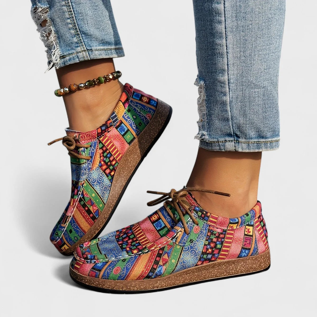 Farbenfrohe, bequeme Damen-Sneaker