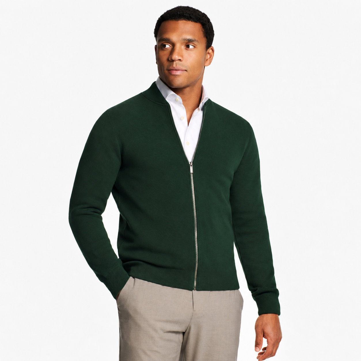 Gilet zippé homme élégant et confortable