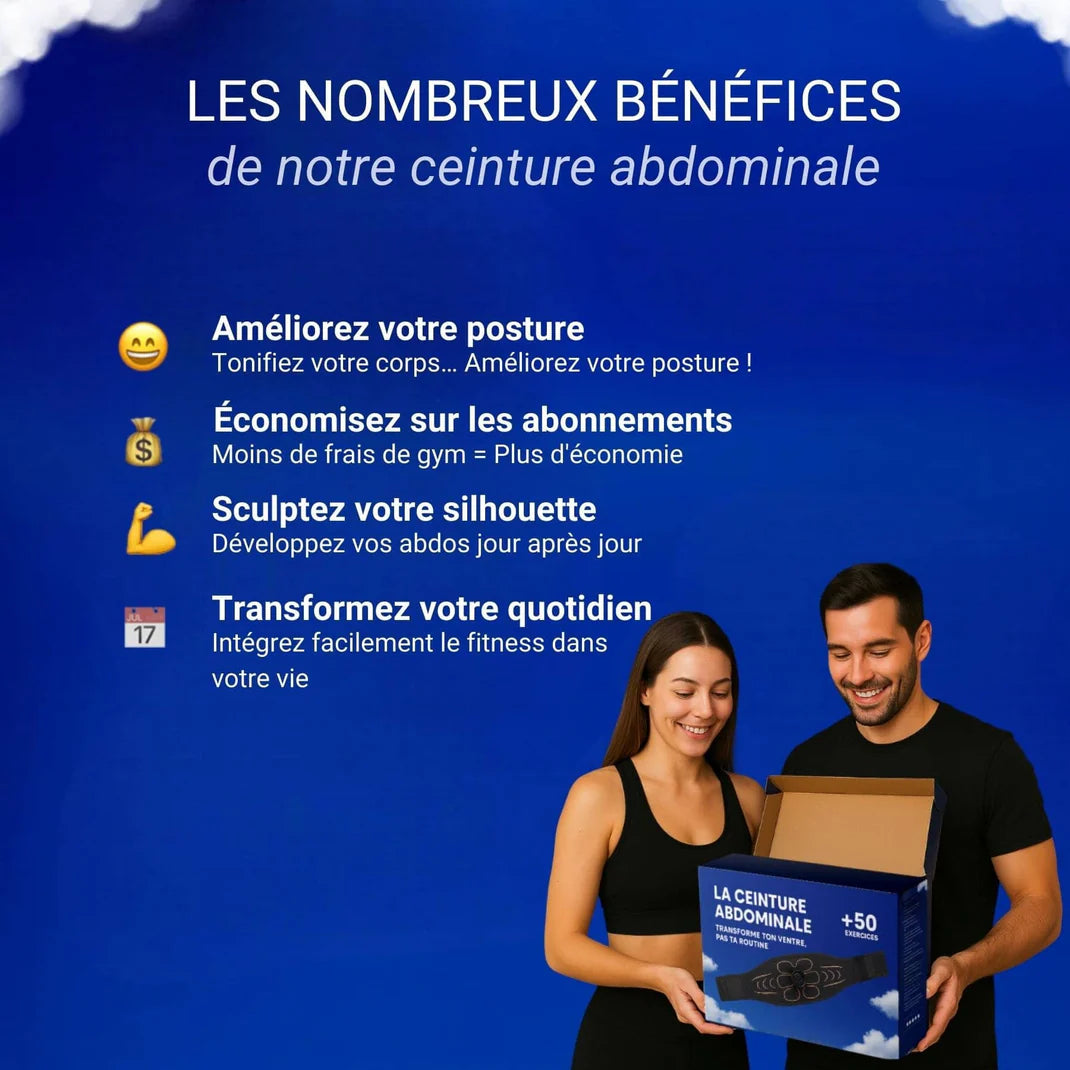 Ceinture Électrostimulation pour Abdominaux
