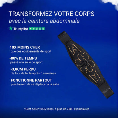Ceinture Électrostimulation pour Abdominaux