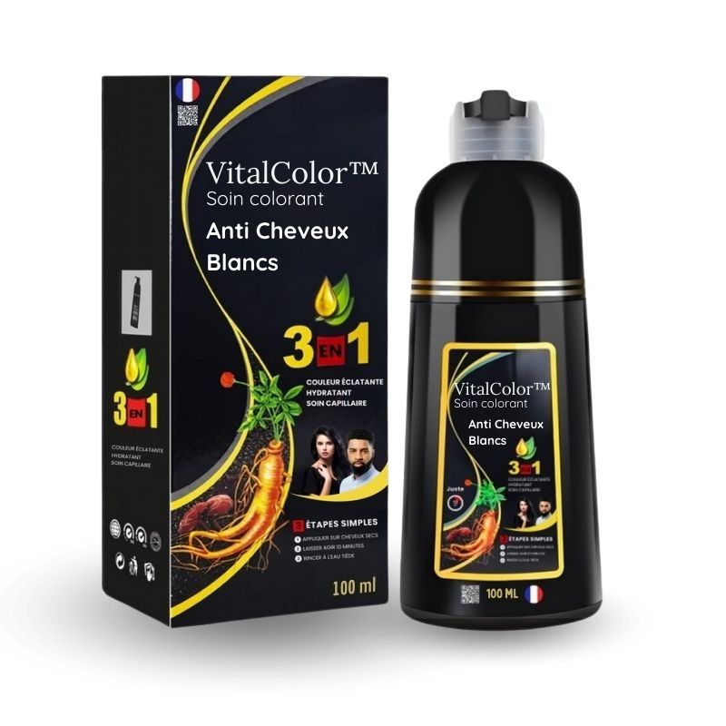 VitalColor™ - Shampoing Colorant Anti Cheveux Blancs