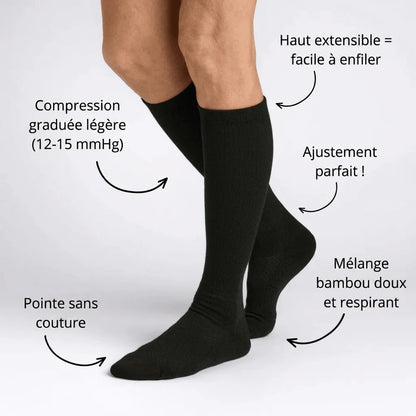 Socken mit abgestufter Kompression