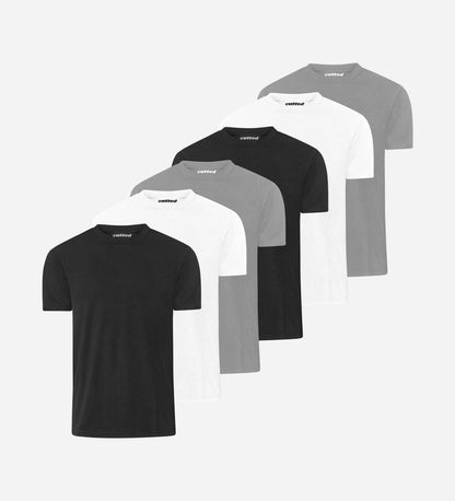 Cuttea – Pack mit klassischen T-Shirts