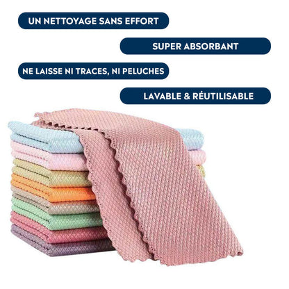 Chiffon Microfibre Ultra-Absorbante - Nolmia™