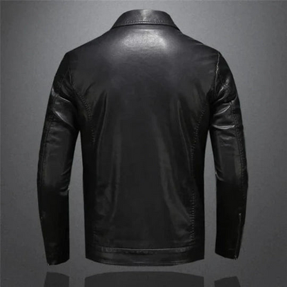 Veste en cuir homme élégante et confortable