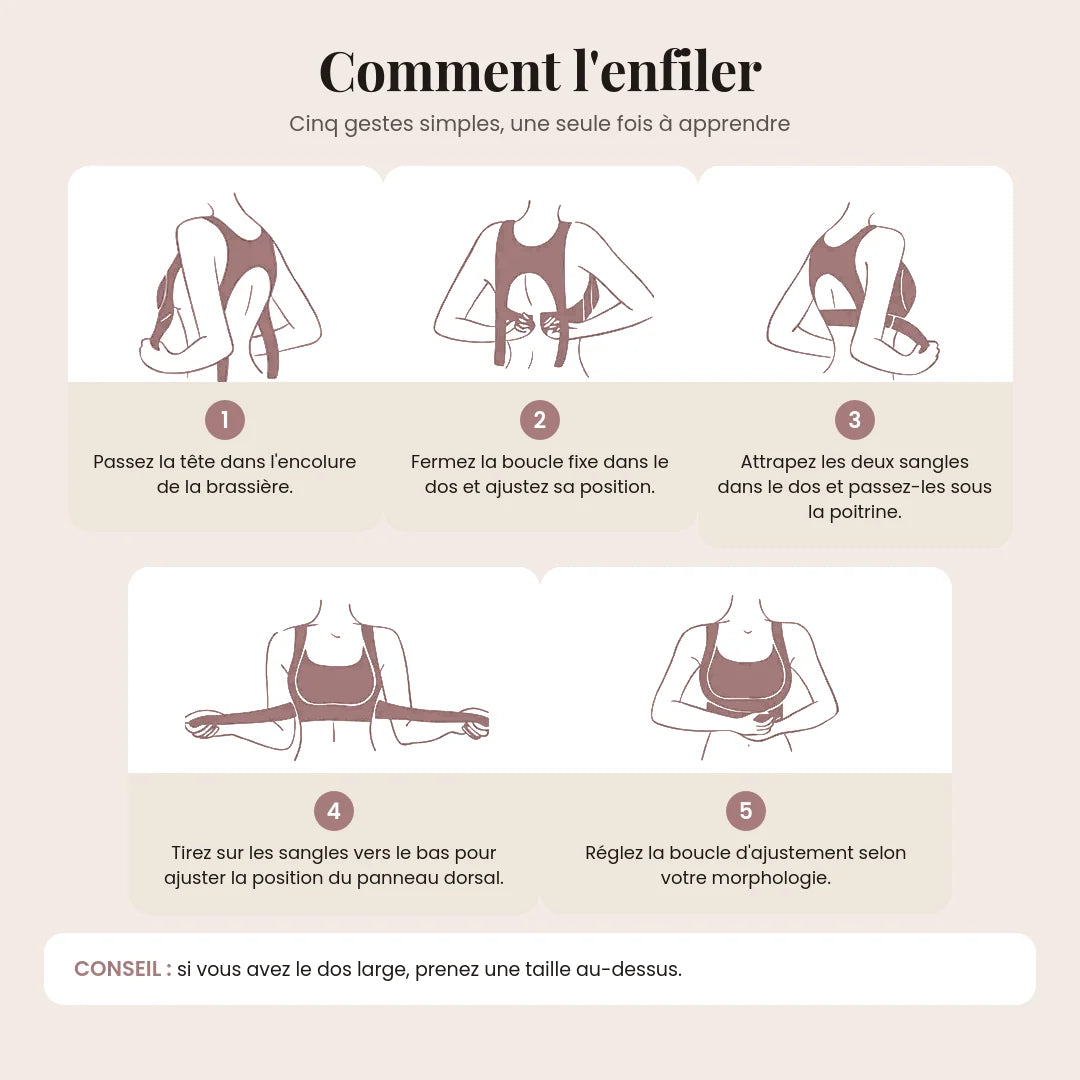 Brassière Correctrice de Posture Femme