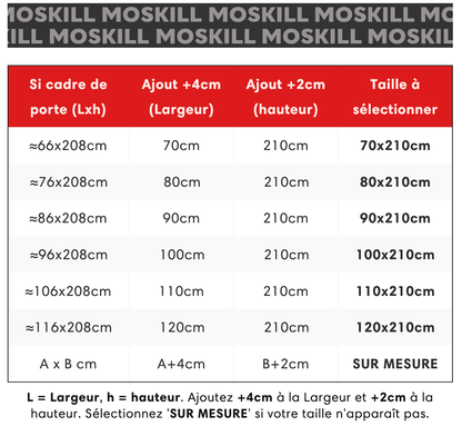 Moustiquaire Magnétique pour Portes