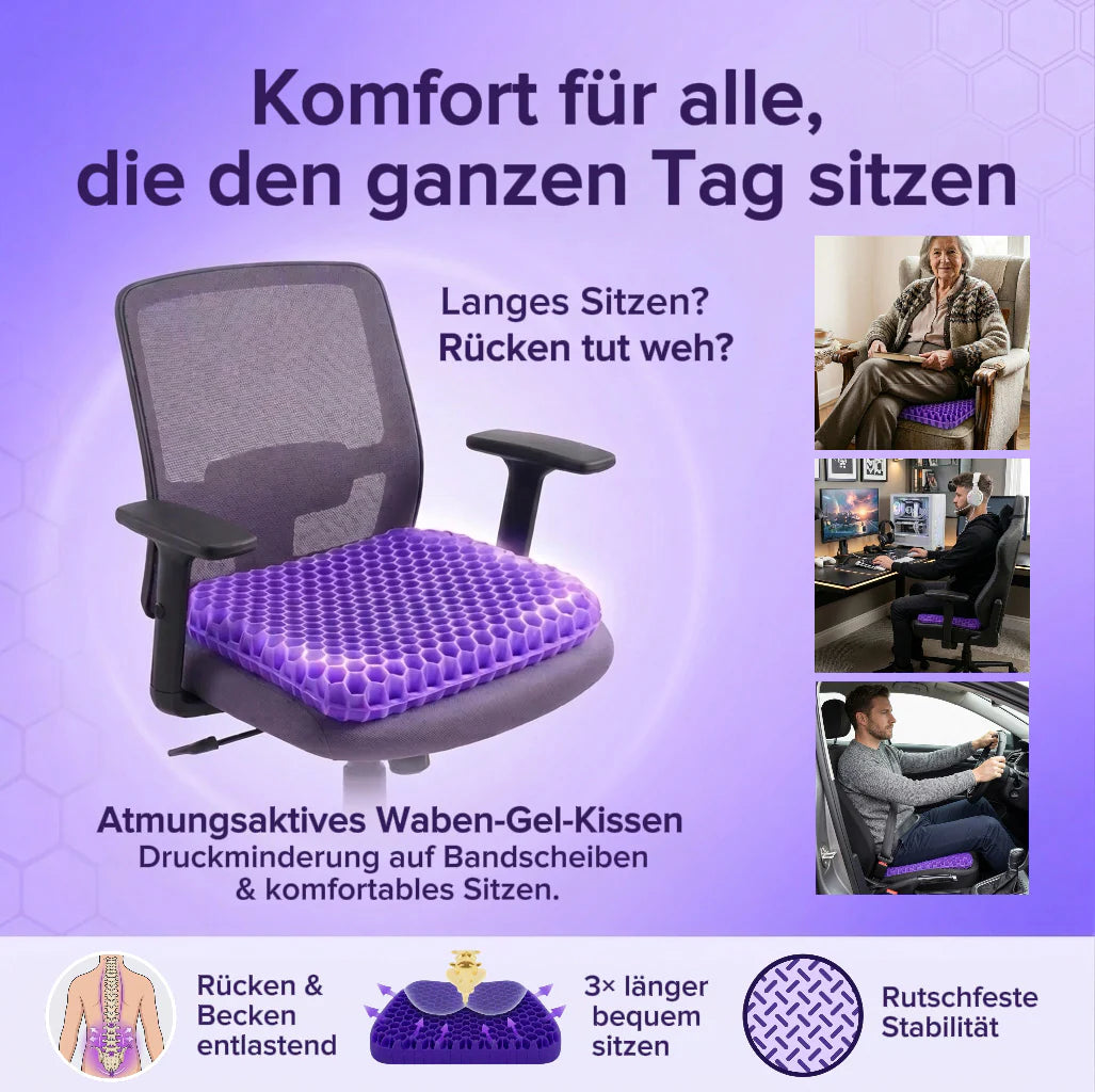 Ergonomisches Gelkissen