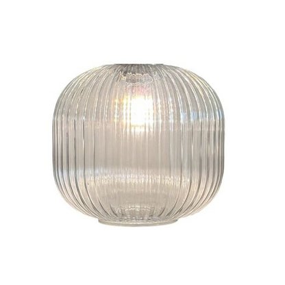 Lampadaire décoratif en verre texturé