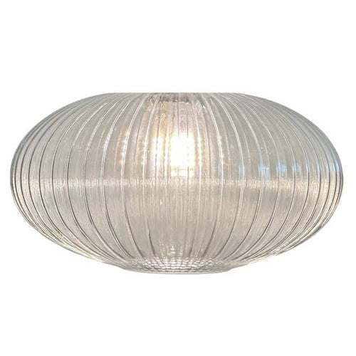 Lampadaire décoratif en verre texturé