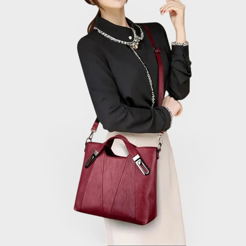 Elegante Damenhandtasche aus Leder