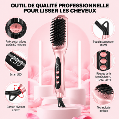 Brosse Lissante Chauffante