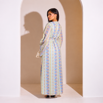 Elegantes Set aus Abaya und Kimono