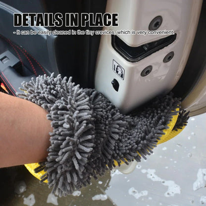 Gants de nettoyage en microfibre