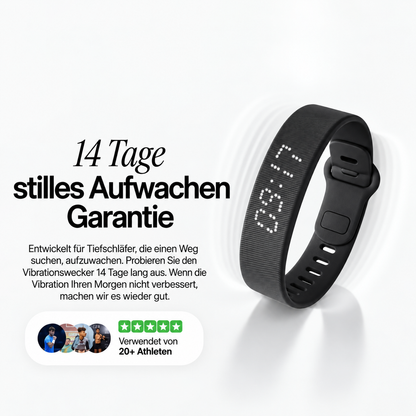 Vibrierendes Armband als Wecker ohne Ton