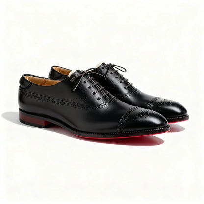 Elegante Richelieu-Herrenschuhe mit Schnürung