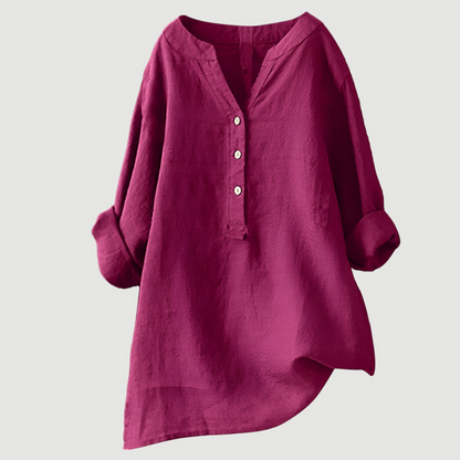 Blouse femme en lin légère et élégante