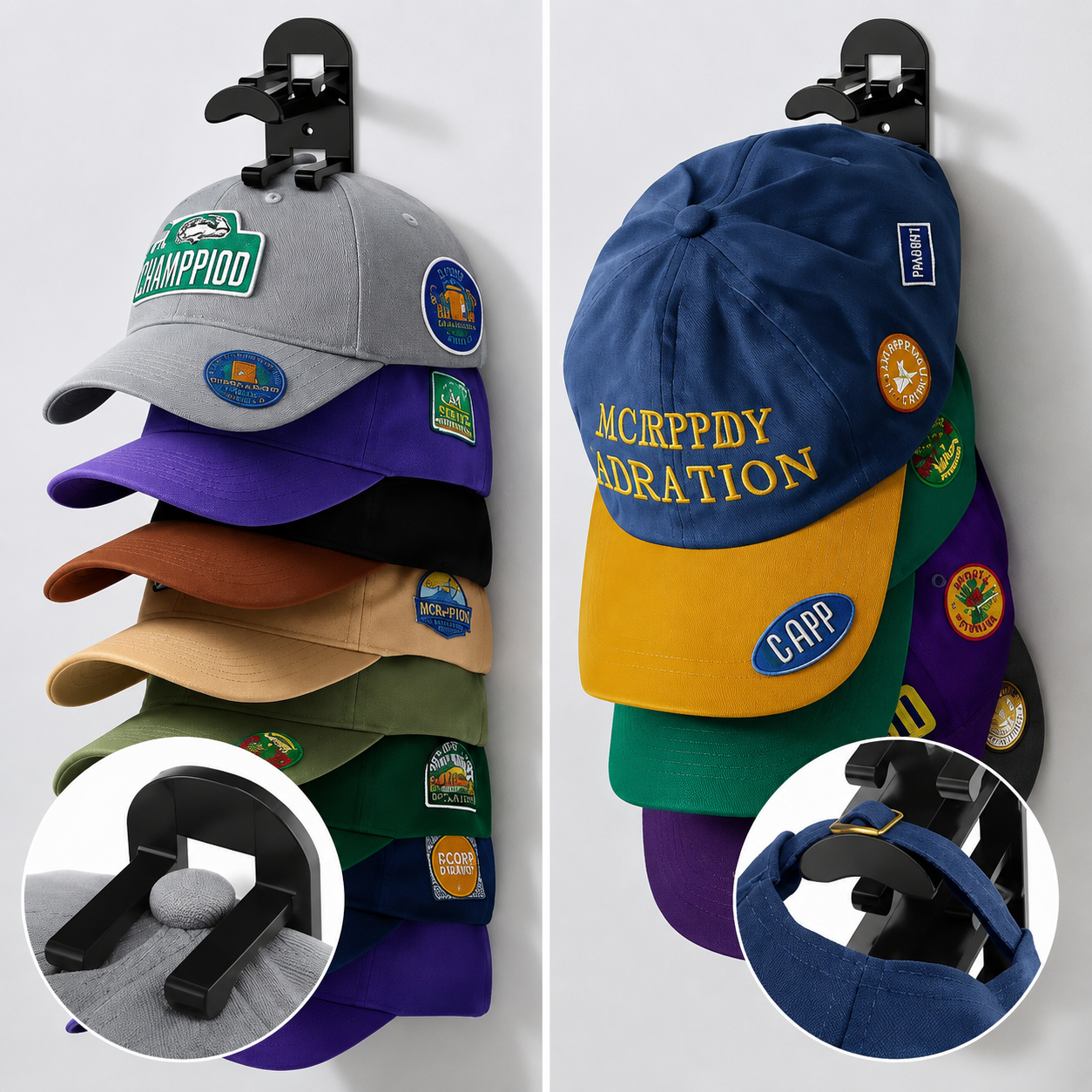 Support Mural pour Casquettes