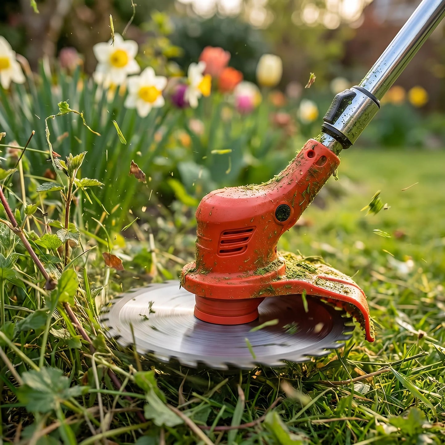 Débroussailleuse sans fil puissante pour jardin