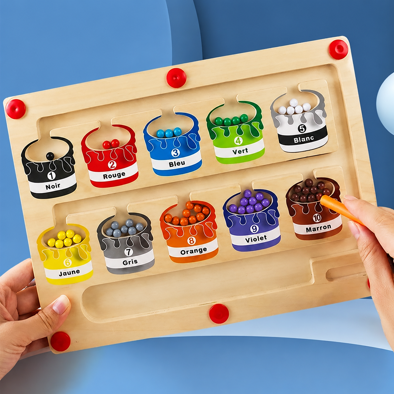 Magnetisches Lernlabyrinth für Kinder