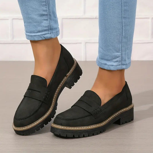 Mocassins Tendance à Semelle Épaisse