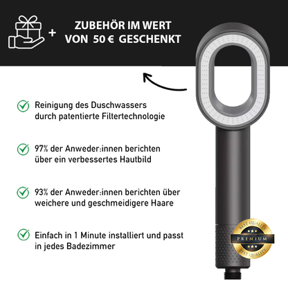 Doyoo Pure™ – 3-in-1-Premium-Duschkopf mit Filter