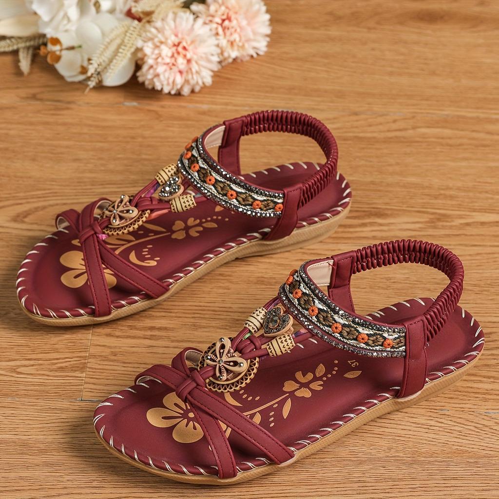 Bequeme Sandalen im Boho-Stil