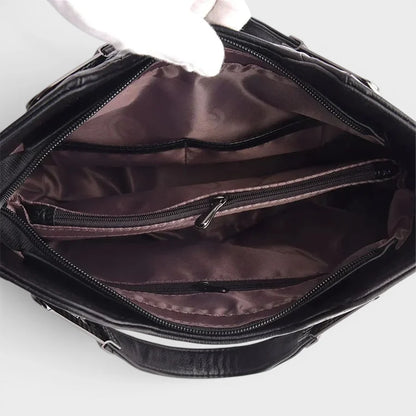 Elegante Damenhandtasche aus Leder