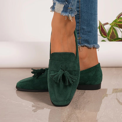 Mocassins Confortables à Franges Femme