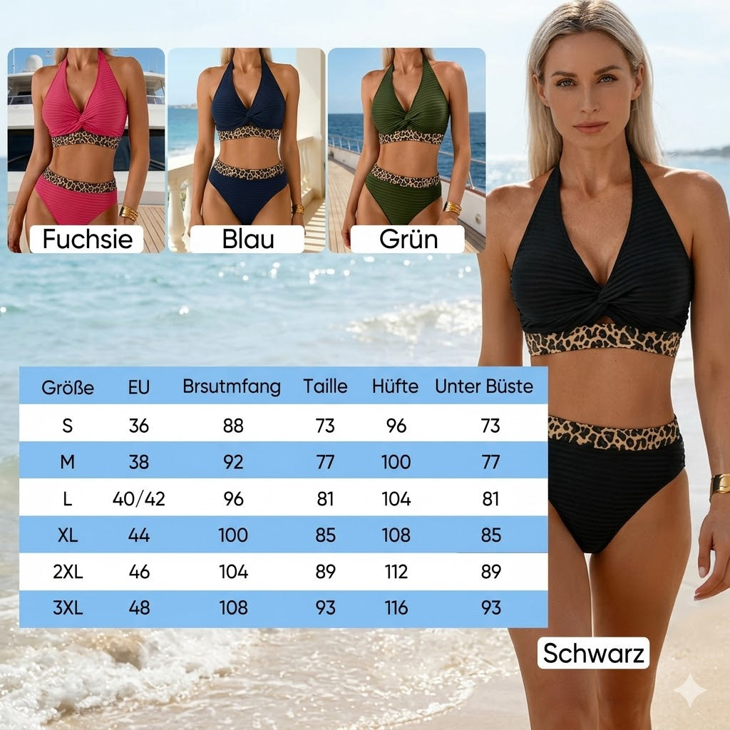 Bikini mit Leopardenmuster