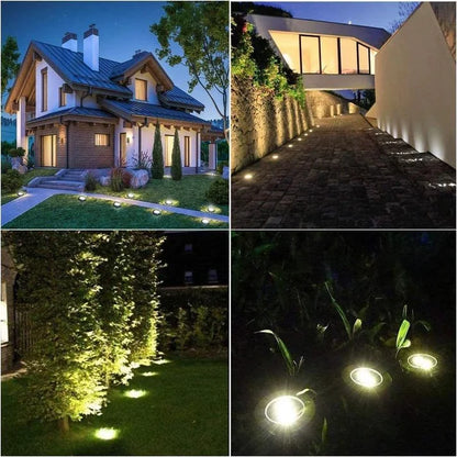 Lampe solaire extérieure LED en acier
