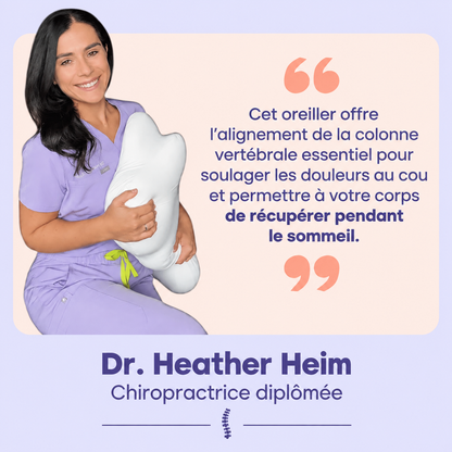 Oreiller Ergonomique à Zones de Soutien