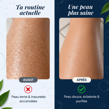 Serviette exfoliante corps longue
