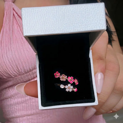 Ring mit Kirschblütenmotiv