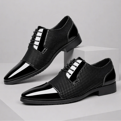 Elegante Richelieu-Herrenschuhe mit Schnürung