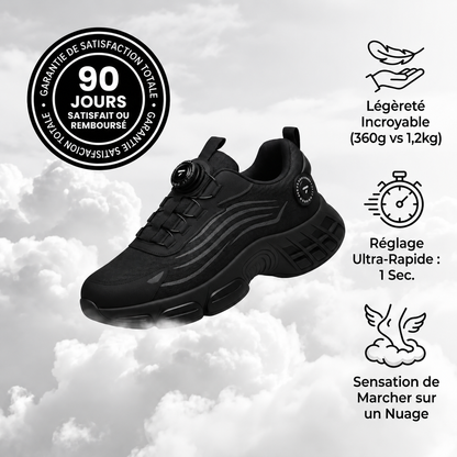 Leichte Schuhe mit Schnellverschluss