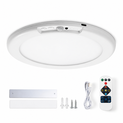 Kabellose LED-Deckenleuchte mit wiederaufladbarem Bewegungsmelder