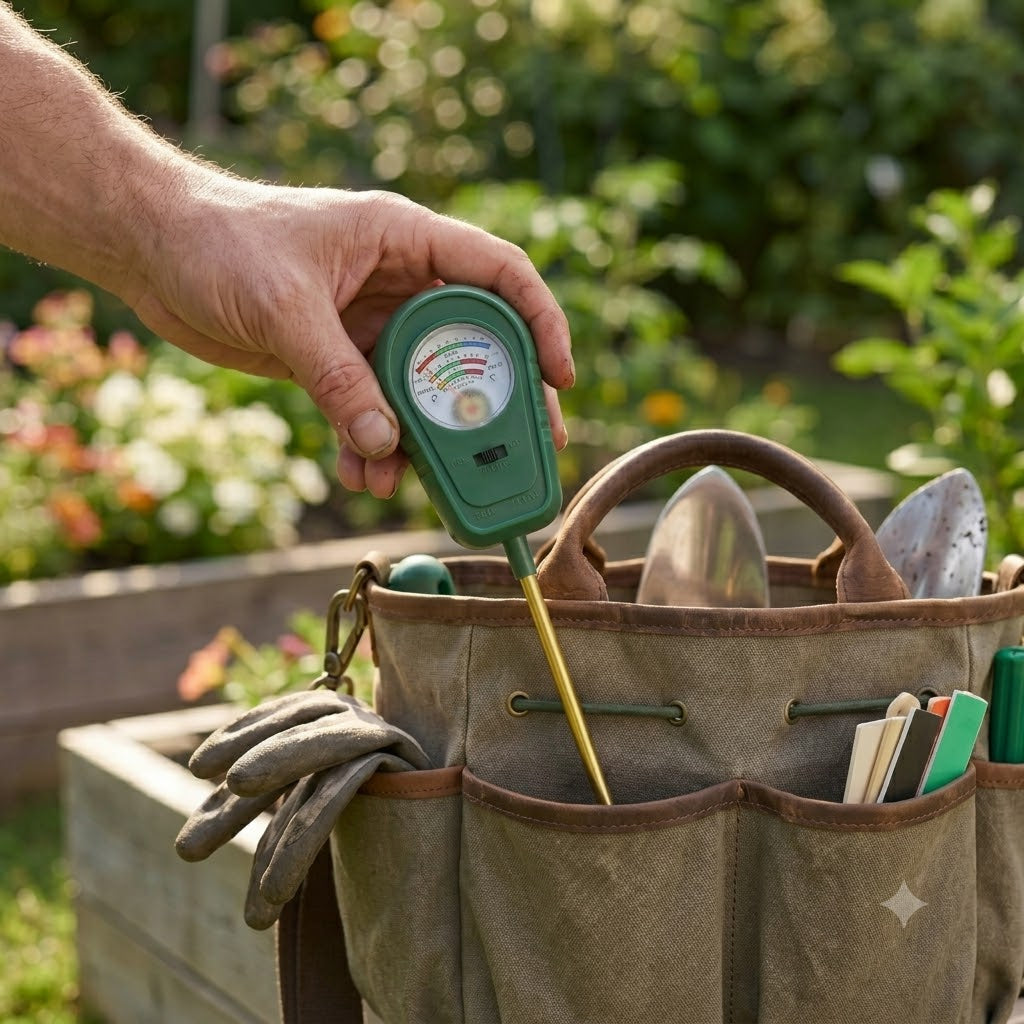 Testeur de sol 3-en-1 pour plantes