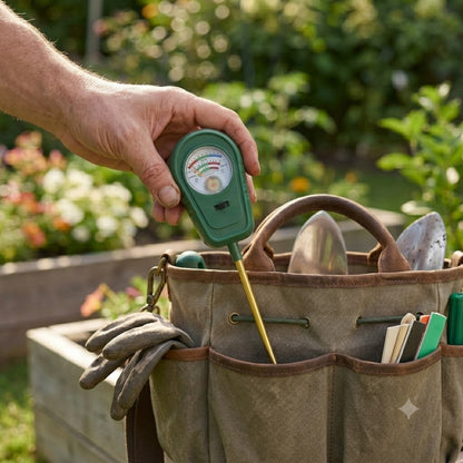 Testeur de sol 3-en-1 pour plantes