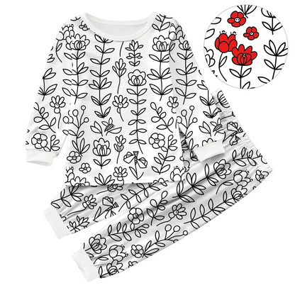 Pyjama Enfant à Colorier