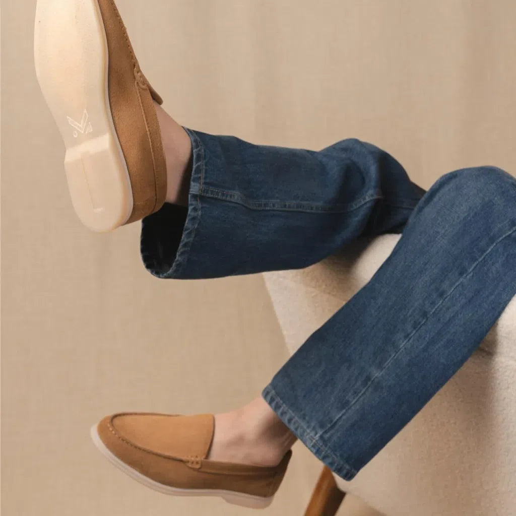 Yacht – Mocassins premium en daim véritable pour homme