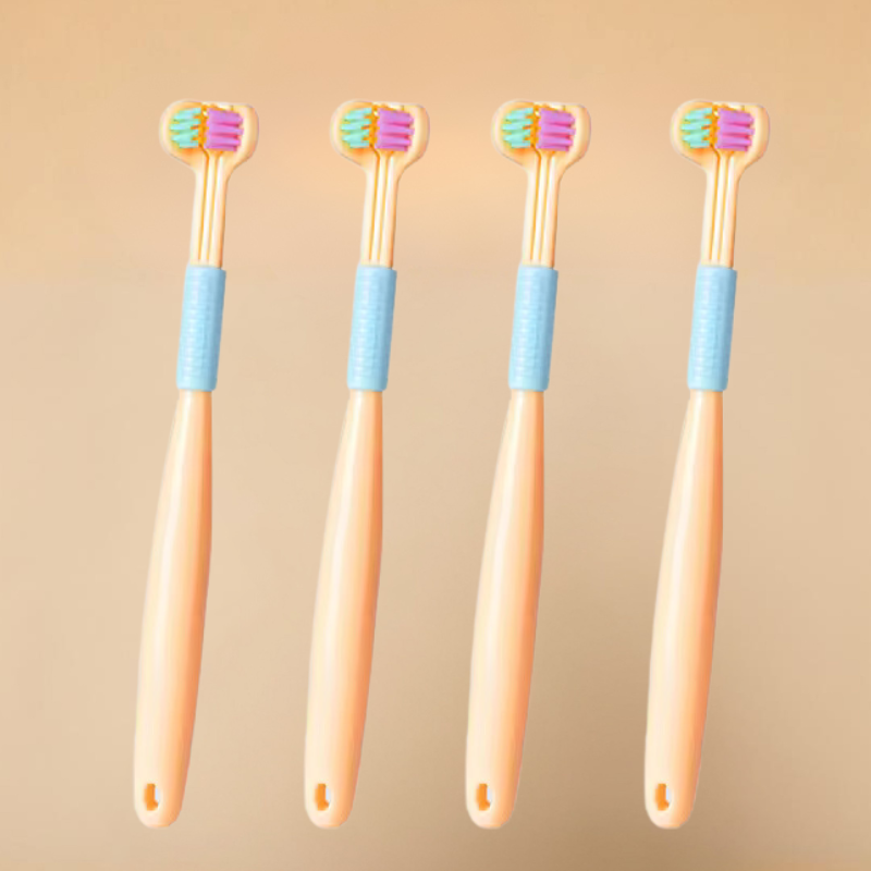 (4 Stück) TripleBrush für Kinder 1-14 Jahre