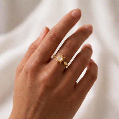 Anti-Stress-Ring mit Sonnenmotiv