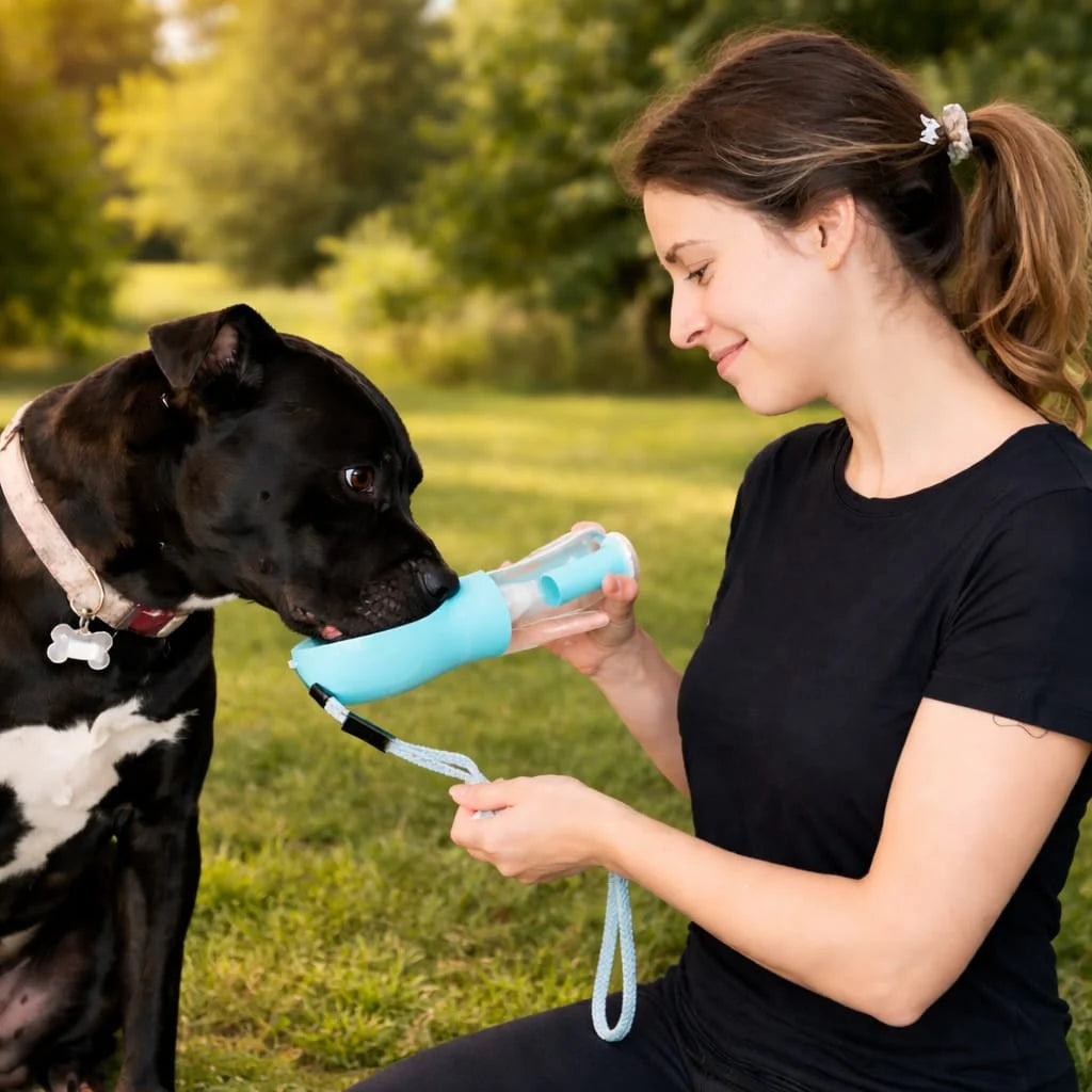Tragbare 3-in-1-Trinkflasche für Haustiere