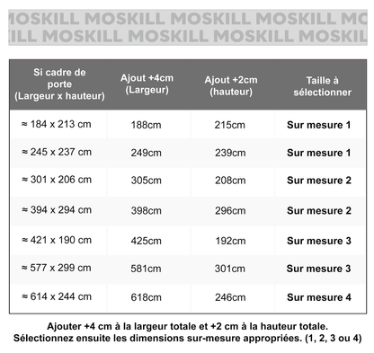 Moustiquaire Magnétique pour Portes