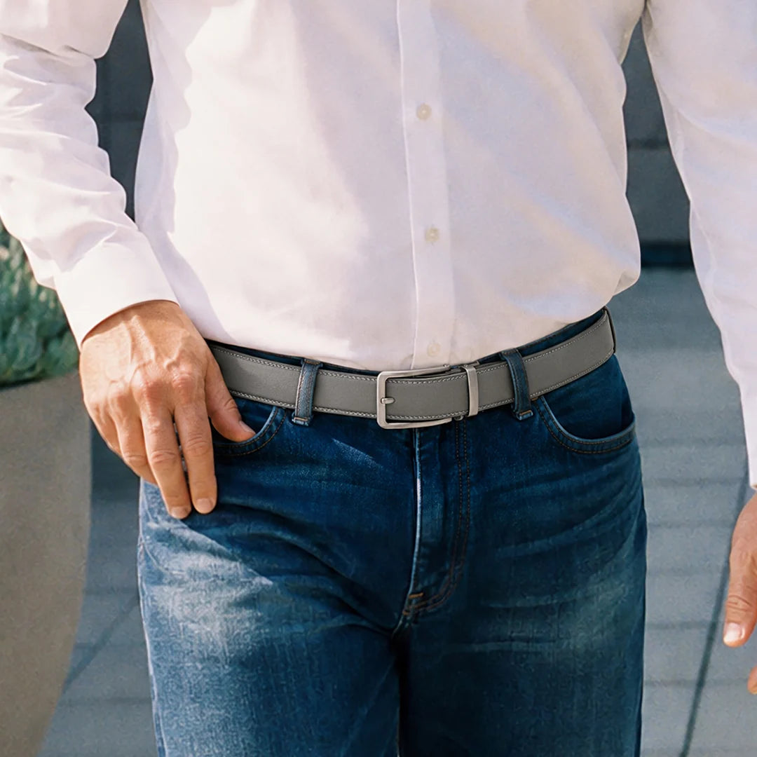 Herren-Gürtel mit automatischer Schnalle, verstellbar