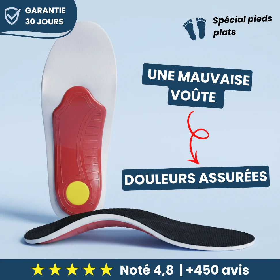 Semelles Orthopédiques Pieds Plats