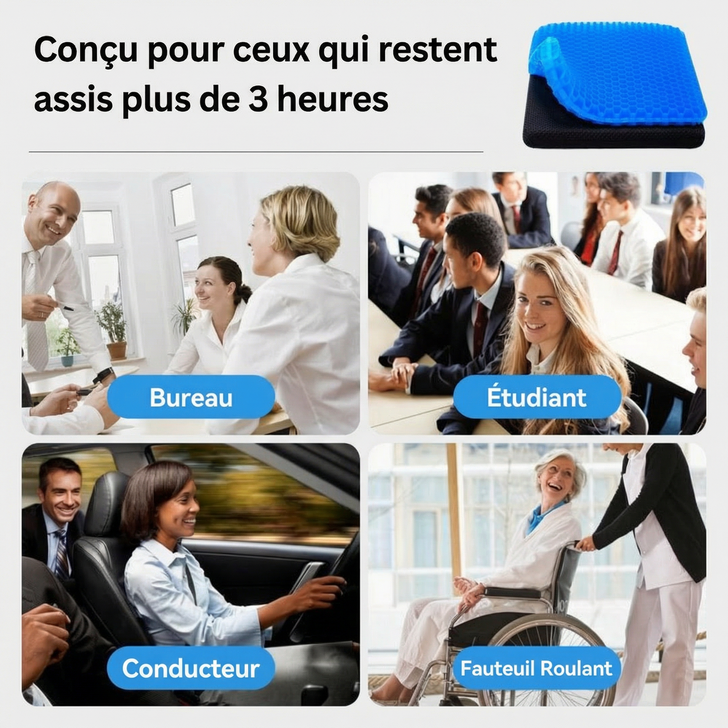 Ergonomisches Kissen gegen Schmerzen