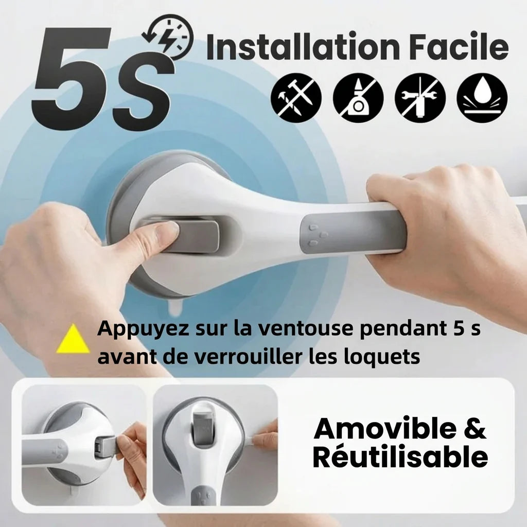 Haltegriff mit Absturzsicherung – Einfache und sichere Montage