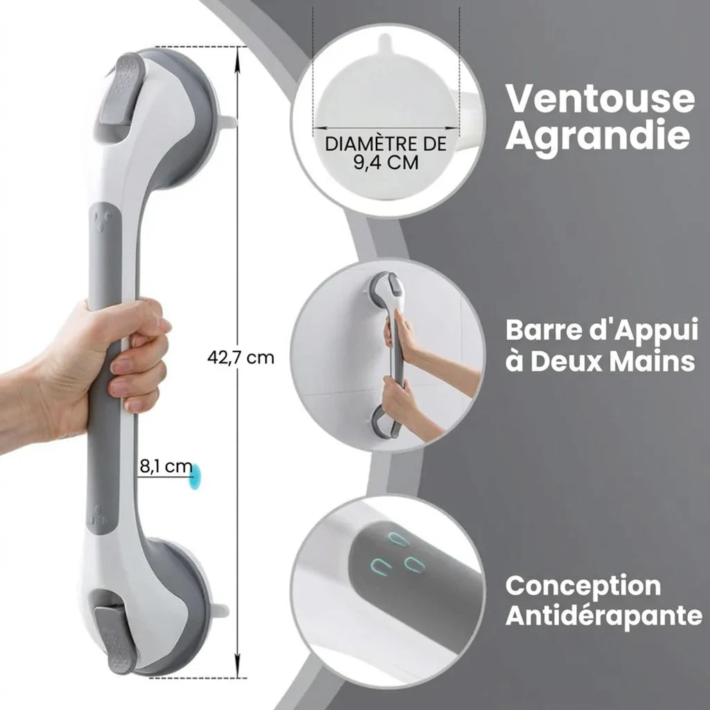 Haltegriff mit Absturzsicherung – Einfache und sichere Montage